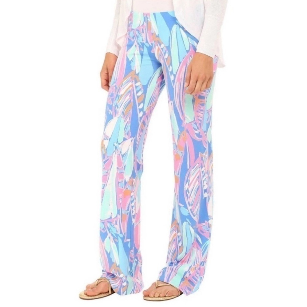 Lilly Pulitzer Georgia May Out to Sea Palazzo Pants